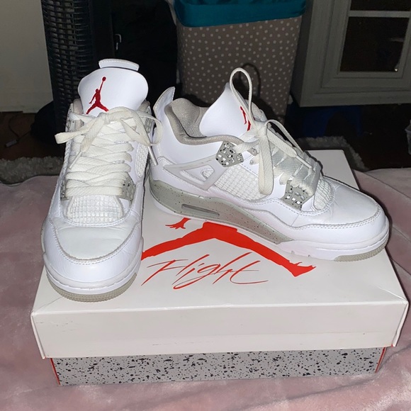 “White Oreo” Air Jordan 4 Retro - Picture 2 of 4